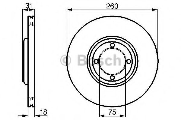 Imagine Disc frana BOSCH 0 986 478 522