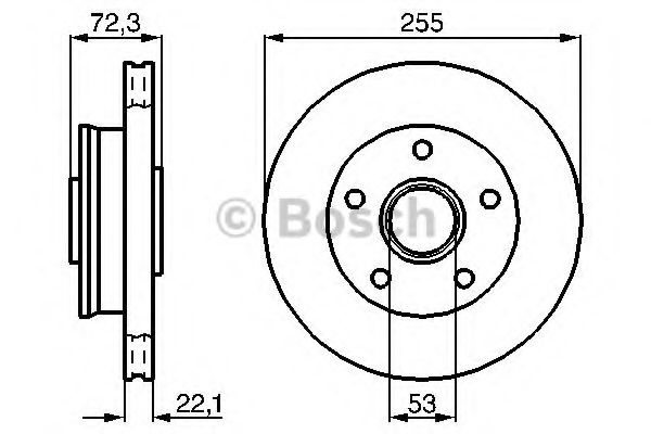 Imagine Disc frana BOSCH 0 986 478 562