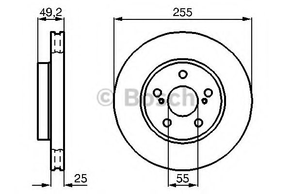 Imagine Disc frana BOSCH 0 986 478 584