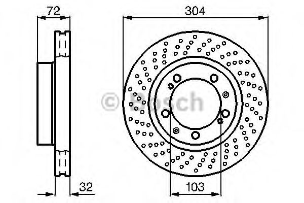 Imagine Disc frana BOSCH 0 986 478 599