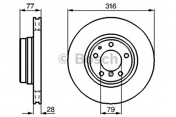 Imagine Disc frana BOSCH 0 986 478 622