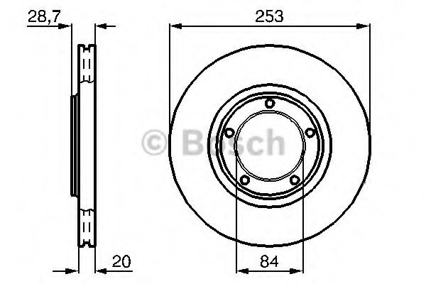 Imagine Disc frana BOSCH 0 986 478 664