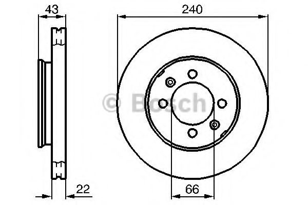 Imagine Disc frana BOSCH 0 986 478 813