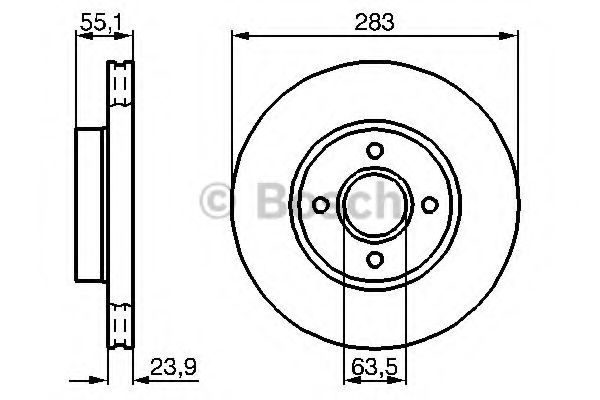 Imagine Disc frana BOSCH 0 986 478 814