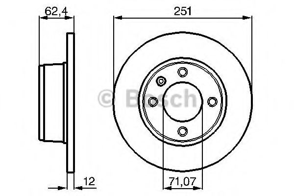 Imagine Disc frana BOSCH 0 986 478 879