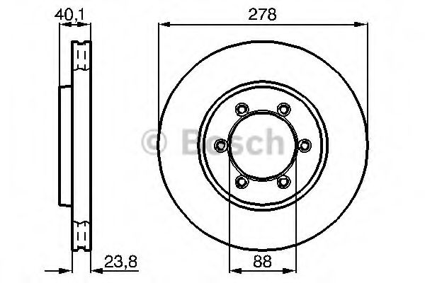 Imagine Disc frana BOSCH 0 986 478 967