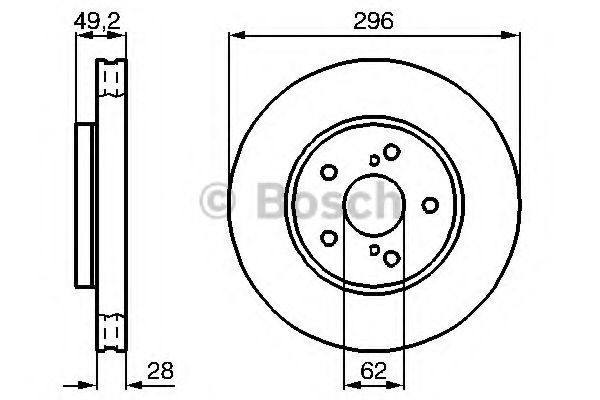 Imagine Disc frana BOSCH 0 986 478 968