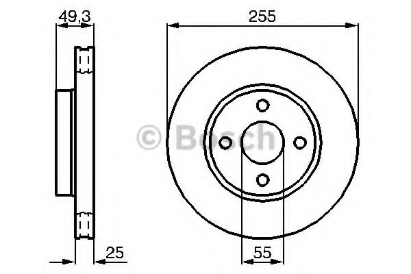 Imagine Disc frana BOSCH 0 986 479 084