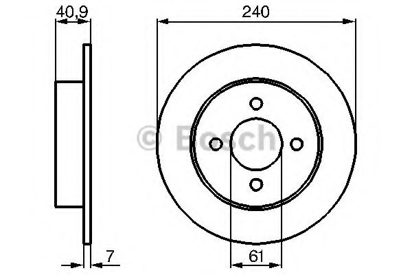 Imagine Disc frana BOSCH 0 986 479 104