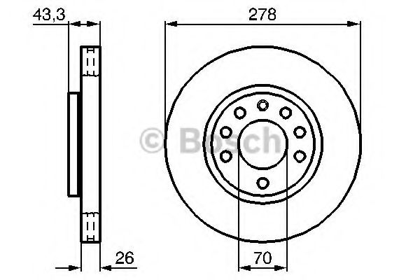 Imagine Disc frana BOSCH 0 986 479 262