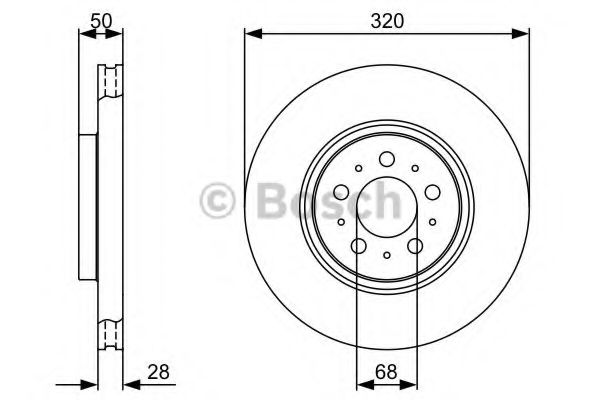 Imagine Disc frana BOSCH 0 986 479 321