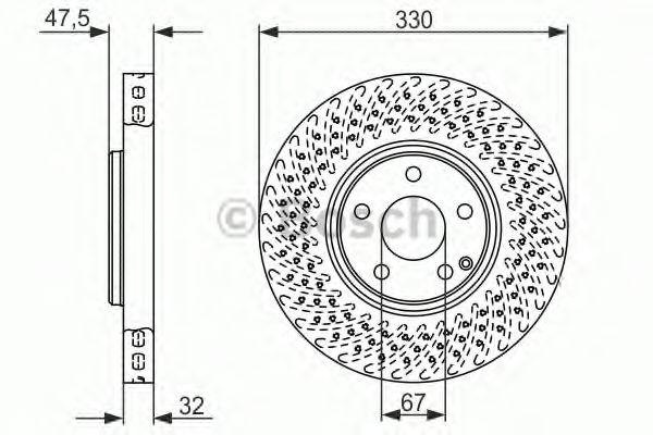 Imagine Disc frana BOSCH 0 986 479 334