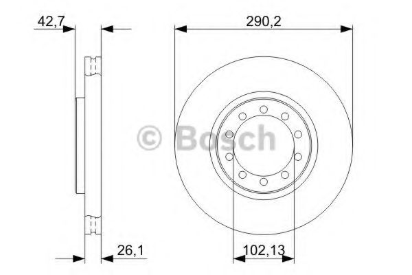 Imagine Disc frana BOSCH 0 986 479 342