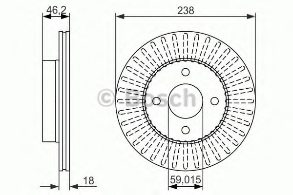 Imagine Disc frana BOSCH 0 986 479 354