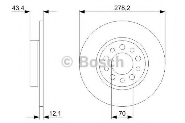 Imagine Disc frana BOSCH 0 986 479 378