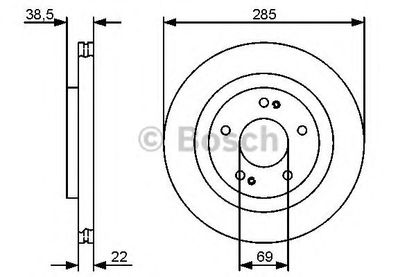 Imagine Disc frana BOSCH 0 986 479 470