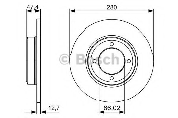 Imagine Disc frana BOSCH 0 986 479 493