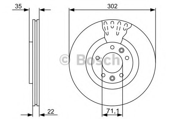 Imagine Disc frana BOSCH 0 986 479 500