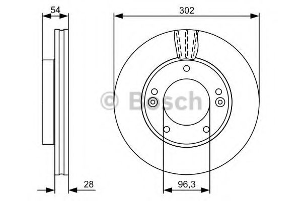 Imagine Disc frana BOSCH 0 986 479 540