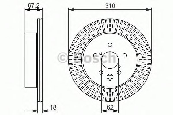 Imagine Disc frana BOSCH 0 986 479 615