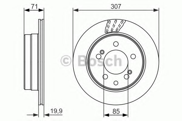 Imagine Disc frana BOSCH 0 986 479 665