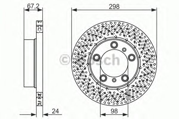 Imagine Disc frana BOSCH 0 986 479 675