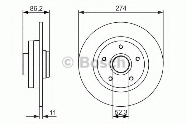 Imagine Disc frana BOSCH 0 986 479 682