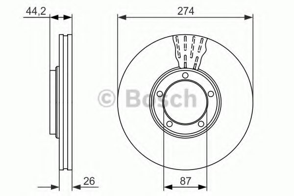 Imagine Disc frana BOSCH 0 986 479 696