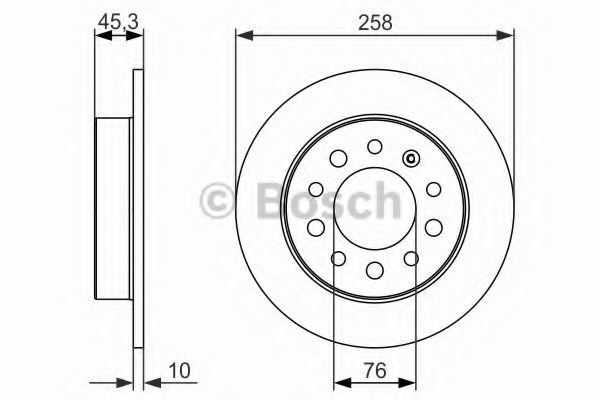 Imagine Disc frana BOSCH 0 986 479 697