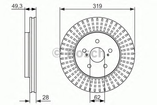 Imagine Disc frana BOSCH 0 986 479 722