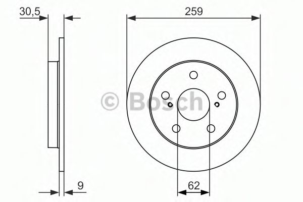 Imagine Disc frana BOSCH 0 986 479 765