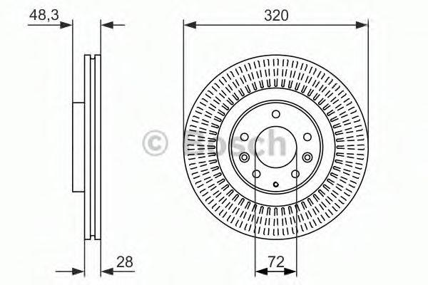 Imagine Disc frana BOSCH 0 986 479 795