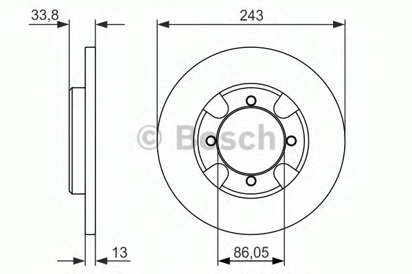 Imagine Disc frana BOSCH 0 986 479 846