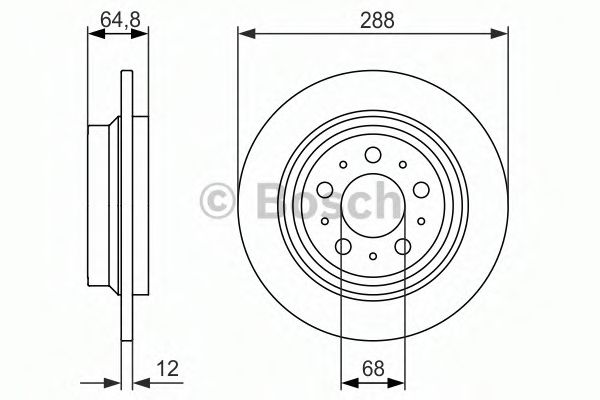 Imagine Disc frana BOSCH 0 986 479 873