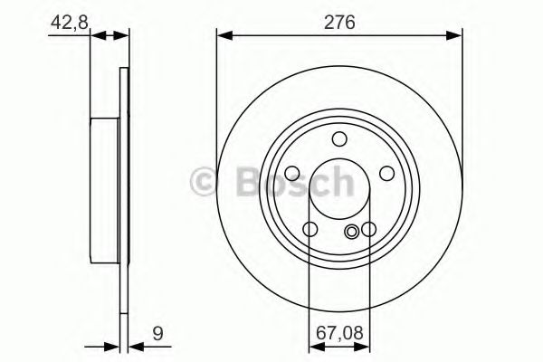 Imagine Disc frana BOSCH 0 986 479 A03