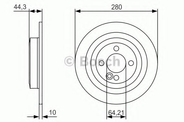 Imagine Disc frana BOSCH 0 986 479 A08