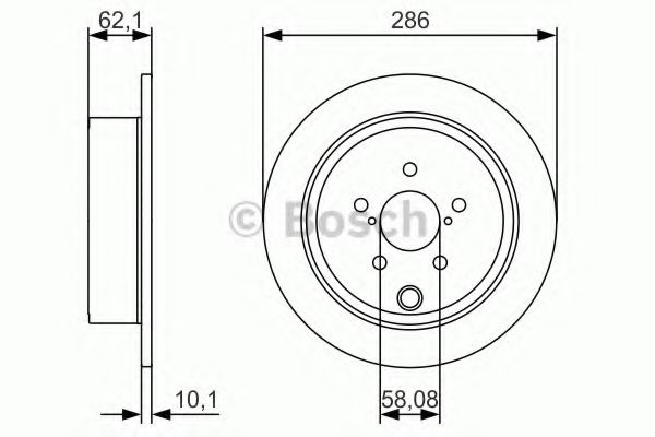 Imagine Disc frana BOSCH 0 986 479 A10