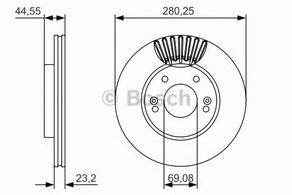 Imagine Disc frana BOSCH 0 986 479 A12