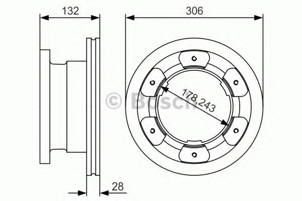 Imagine Disc frana BOSCH 0 986 479 A35