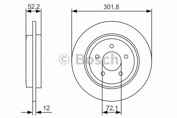 Imagine Disc frana BOSCH 0 986 479 A53