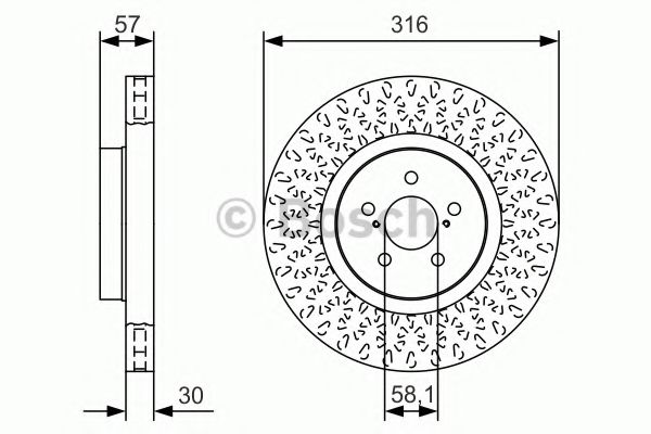 Imagine Disc frana BOSCH 0 986 479 A81