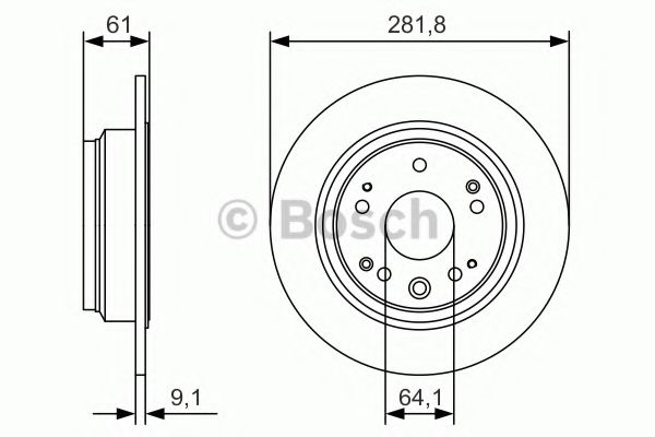 Imagine Disc frana BOSCH 0 986 479 A91