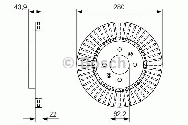 Imagine Disc frana BOSCH 0 986 479 B05