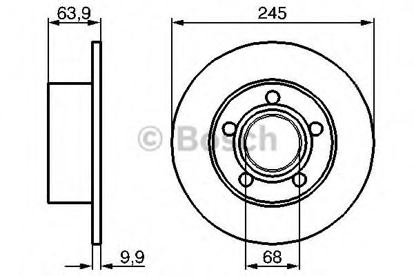 Imagine Disc frana BOSCH 0 986 479 B22