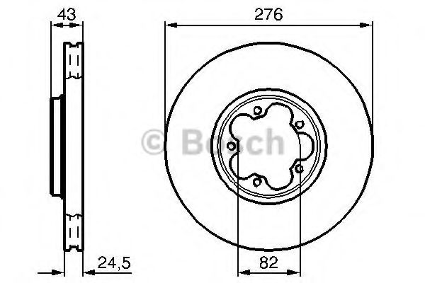 Imagine Disc frana BOSCH 0 986 479 B28