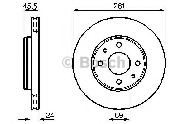 Imagine Disc frana BOSCH 0 986 479 B37