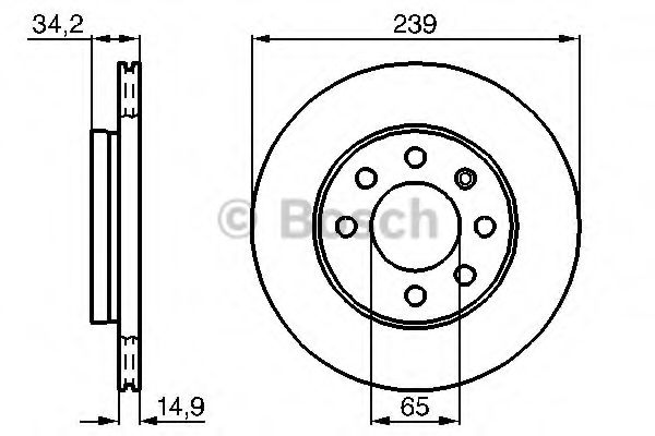 Imagine Disc frana BOSCH 0 986 479 B42