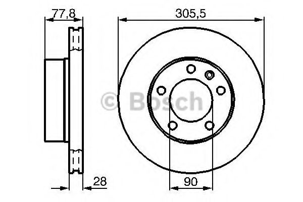 Imagine Disc frana BOSCH 0 986 479 B59