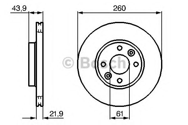 Imagine Disc frana BOSCH 0 986 479 B73