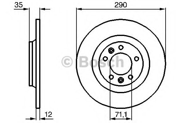 Imagine Disc frana BOSCH 0 986 479 B86